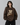 Gratitude Bear Embroidered Patched Oversized Sweatshirt