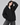 Classic Black Zipper Oversized Hood