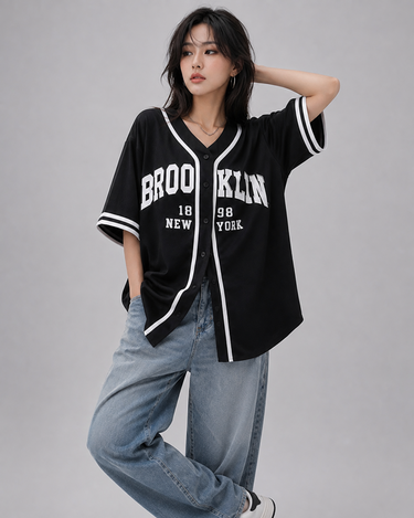 Brooklyn Baseball Button Down Shirt
