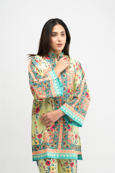 Emerino Printed Swiss Lawn Co-Ord Set