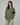 Women's Oversized Olive Green Button-Up Shirt