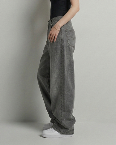 Shadow Core Baggy Denim Jeans Cloud Grey