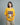 Lakers Graphic Vneck Drop Shoulder Oversized Tee Yellow