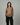 LV Mickey Embroidered Patched Long Sleeves Oversized Tee Coffee
