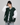 Button Down Baseball Varsity Bomber Jacket Green