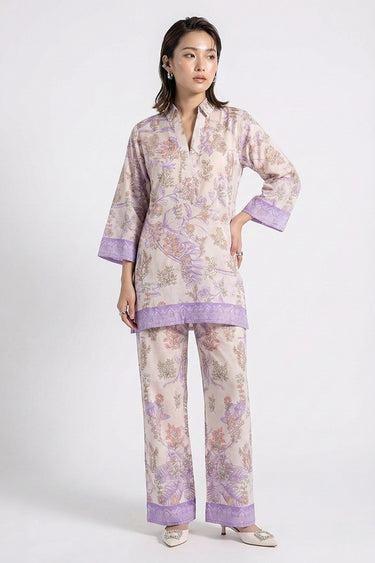 Wisteria Printed Swiss Lawn Co-Ord Set