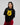 Pooh Embroidered Patched Drop Shoulder Oversized Tee Black