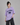 LA California Graphic Drop Shoulder Oversized T-shirt Lavender