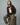 Dope Teddy Embroidered Patched Long Sleeve Drop Shoulder Oversized Tee Brownie
