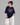 Florida Graphic Drop Shoulder Oversized T-shirt Navy