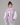 Letter Patched Button Down Baseball Jacket Lavender
