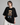 Bear Bruh Graphic Drop Shoulder Oversized T-shirt Black