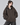 Classic Brown Zipper Oversized Hood