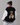 Moschino Bear Patched Baseball Jacket Black