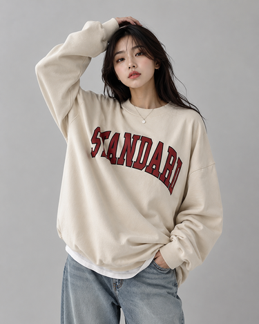 Standard Graphic Oversized Sweatshirt