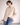 Double Flap Pocket Boxy Oversized Shirt Ivory Beige