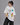 Pursue Excellence Graphic Drop Shoulder Oversized T-shirt White