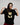 Moschino Bear Embroidered Patched Drop Shoulder Oversized Tee Black