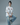 Team FR Chicago Graphic Drop Shoulder Oversized T-shirt White