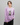 Roger Rabbit Embroidered Patched Long Sleeves Oversized Tee Lavender