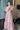 Pink Rose Floral Long Maxi Dress