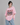 Powerpuff Girls Graphic Drop Shoulder Oversized Tee Pink