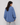 Distressed Blue Oversized Sweatshirt