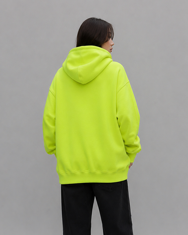 Premium Oversized Fit Pull Over Hood Neon Green