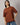 Womens Basic Oversized Drop Shoulder Tee Brownie
