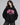 New York Graphic Oversized Hood Black