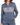 Mexican Mockneck Fleece Zipper Jacket Blue