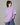 Womens Basic Oversized Drop Shoulder Tee Lavender