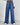 Comfort Stretch Open Bottom Terry Trouser Blue