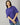 Womens Basic Oversized Drop Shoulder Tee Violet