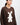Dope Teddy Embroidered Patched Long Sleeve Drop Shoulder Oversized Tee Brownie