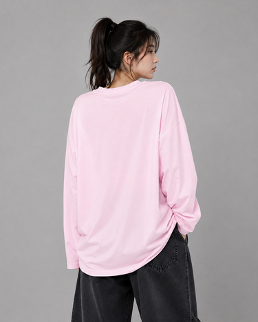 Baltimore Graphic Long Sleeve Oversized Tee