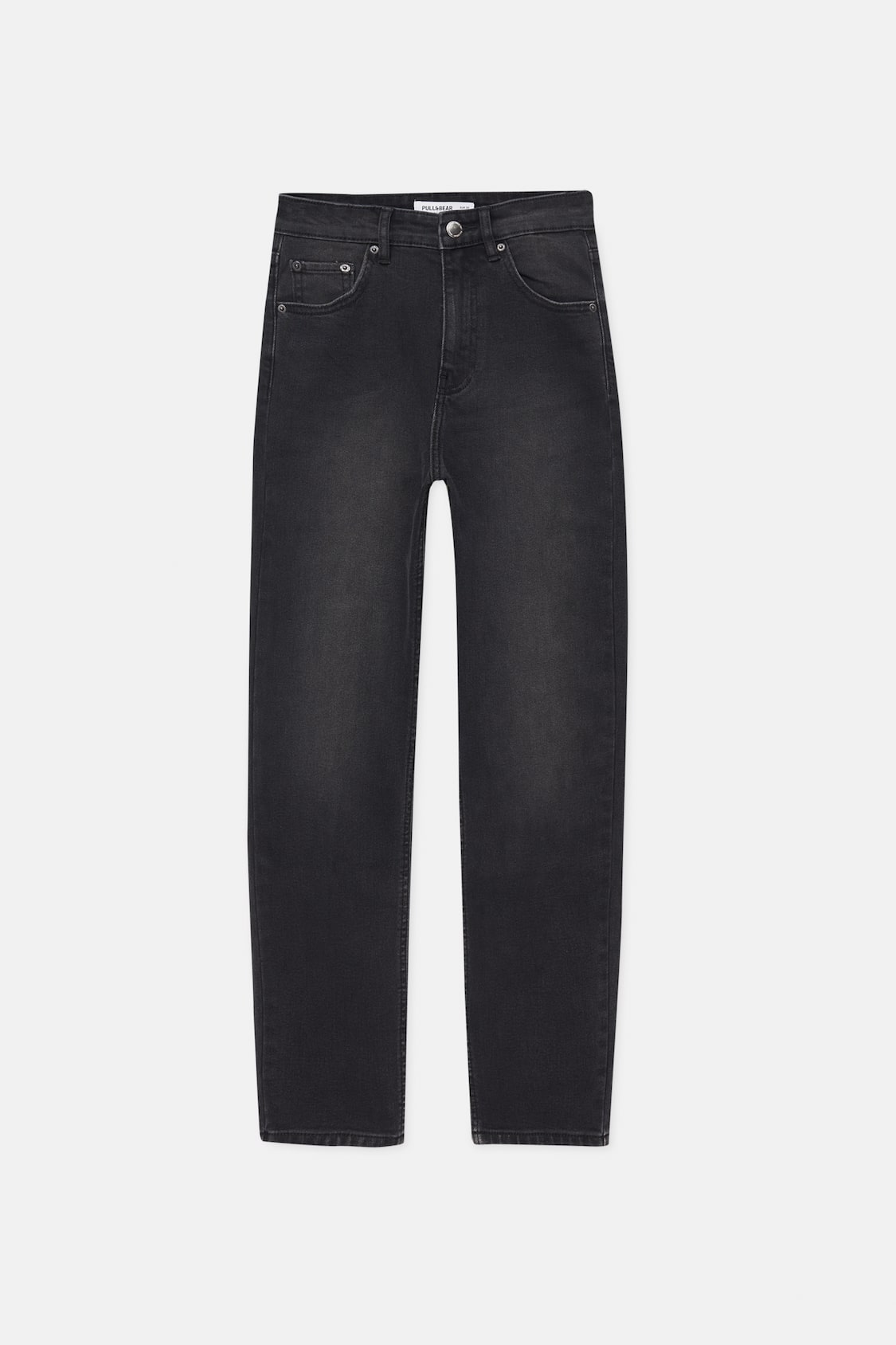 Black Comfort Fit Mom Jeans