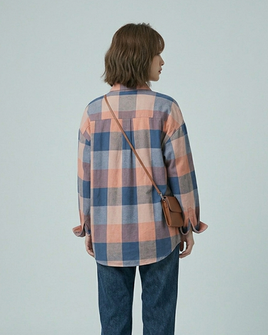 Pastel Muse Oversized Button-Up Shirt