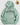 Los Angles Graphic Oversized Pullover Hood Pistachio