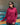 Mock Neck Zipper Jacket Maroon