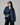 Denim Blue Medium Wash Oversized Denim Jacket