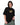 Las Vegas Embroidered Patched Drop Shoulder Oversized Tee Black