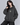 Wild Walker Embroidered Patched Oversized Hood Charcoal