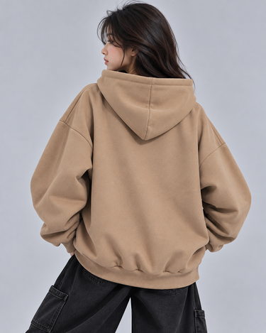 Los Angeles Graphic Oversized Hood Sand
