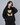Moschino Bear Embroidered Patched Oversized Hood Black