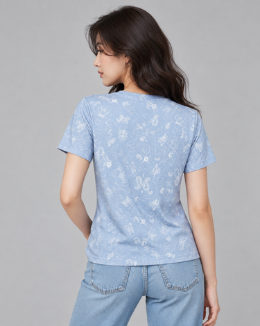 Galaxy Crew Neck Short Sleeve Tee