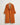 Classic Old Money Chic Long Coat Rust