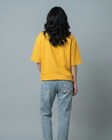 Butterfly Graphic Drop Shoulder Oversized Tee