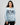 Six Flag Embroidered Irish Knitted Sweater Blue