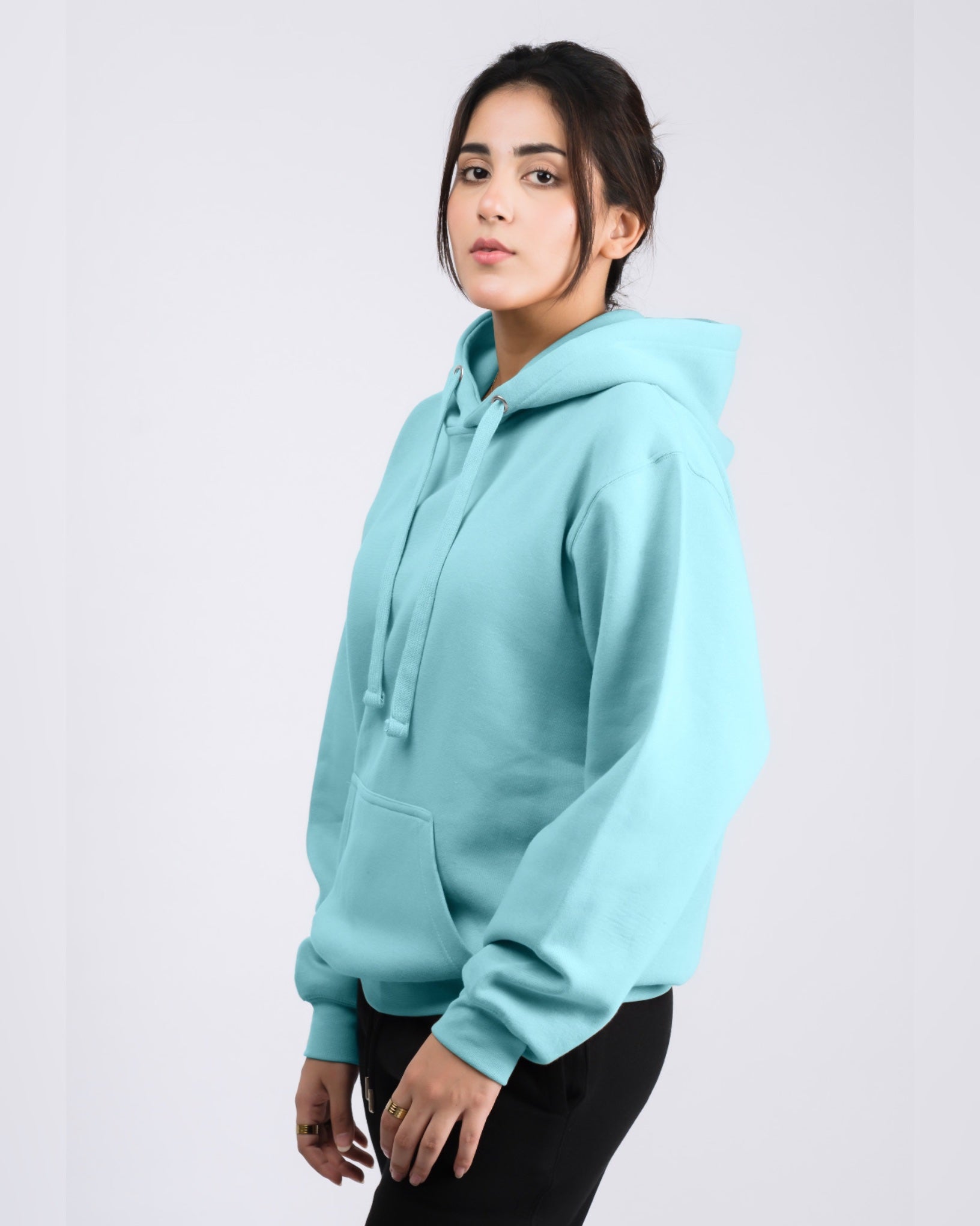 Premium Oversized Fit Pull Over Hoodie Arctic